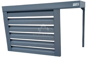Osłona klimatyzatora - pompy ciepła 80x40x70 cm antracyt - niepełna zabudowa NB255