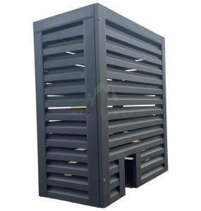Osłona pompy ciepła 110x50x150 cm antracyt NB261