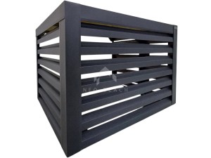 Osłona pompy ciepła 100x60x70 cm antracyt Zabudowa NB417