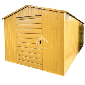 Schowek - Domek Ogrodowy 3,5x6m Drzwi - Piaskowy - Dach Dwuspadowy NB137